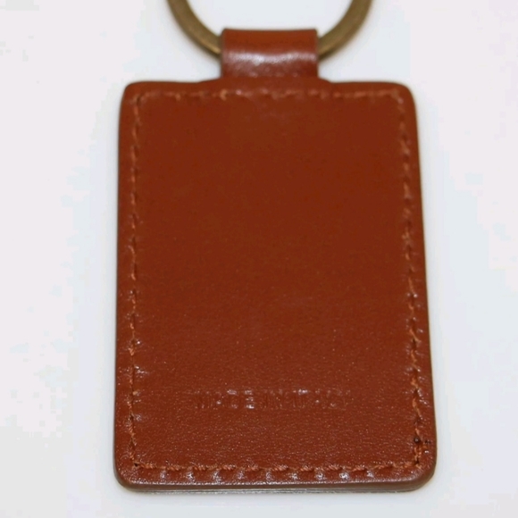 DOLCE & GABBANA D&G Keychain Unisex Leather Metal Ring Hook Logo Keyring - Picture 5 of 5